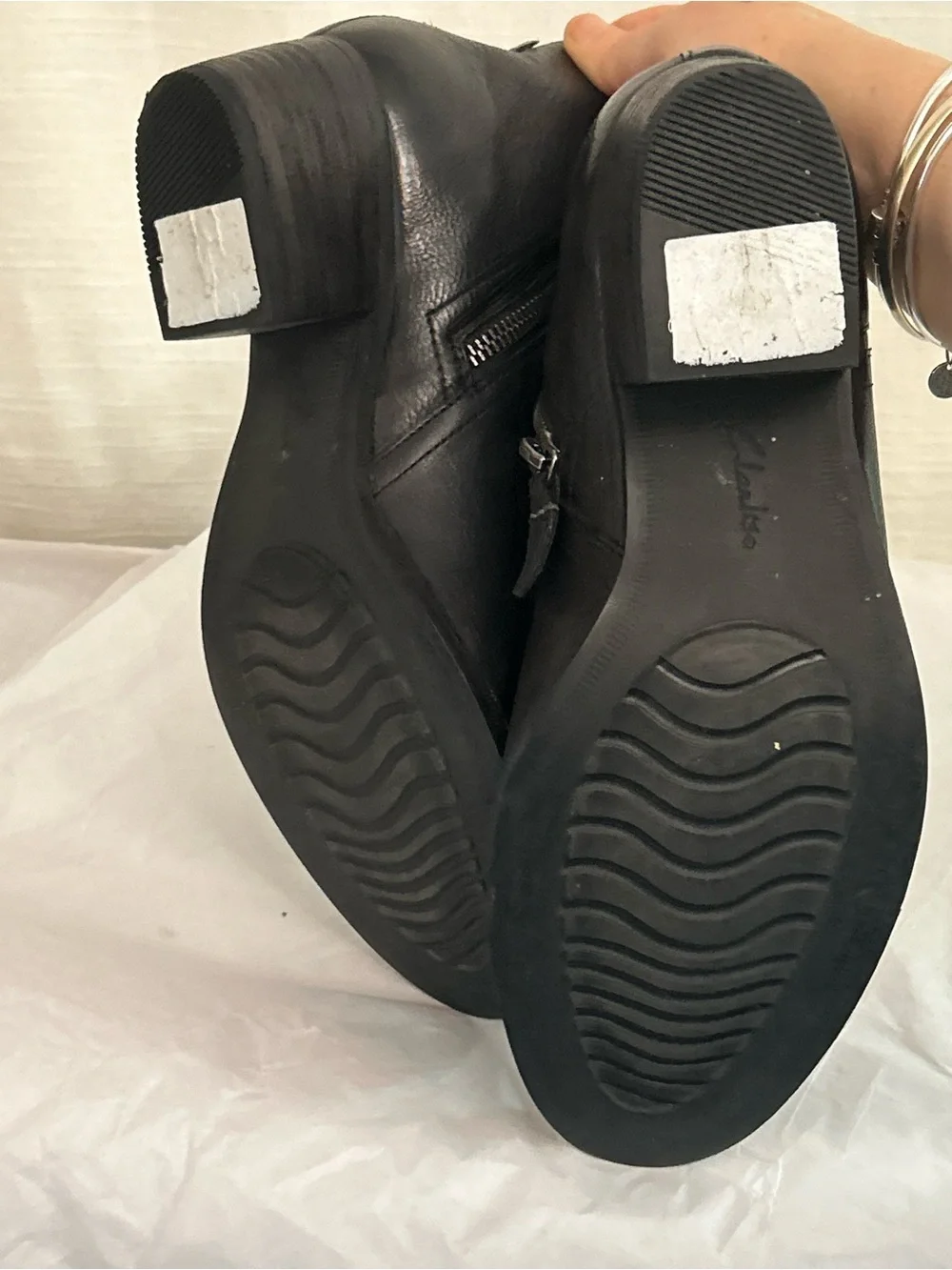 Clarks classic black
